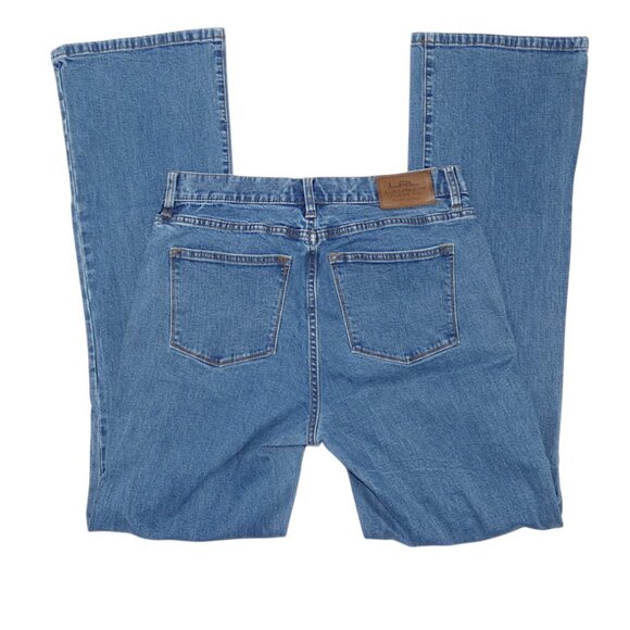 Lauren Ralph Lauren Classic Bootcut Jeans Blue Denim Size 6 Y2K Preppy Casual - Picture 9 of 9